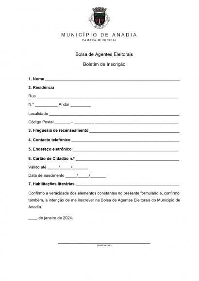 BOLSA DE AGENTES ELEITORAIS